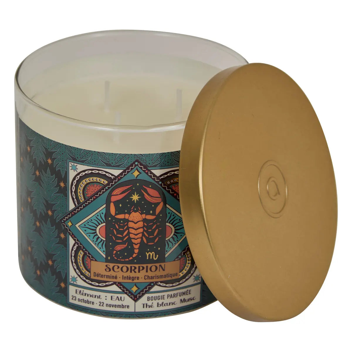 Lumânare parfumată Atmosphera Astro, sticlă, 396 g