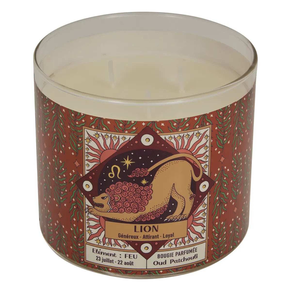 Lumânare parfumată Atmosphera Astro, sticlă, 396 g