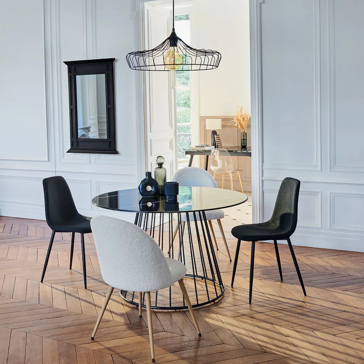 Scaun de sufragerie Atmosphera Tyka, Poliester