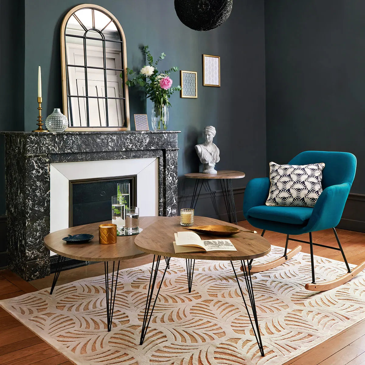 Masă de cafea Atmosphera Neile, MDF, 112x80x40 cm