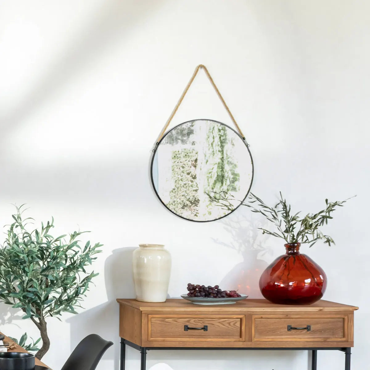 Vază Atmosphera Uly, sticlă, 33 cm