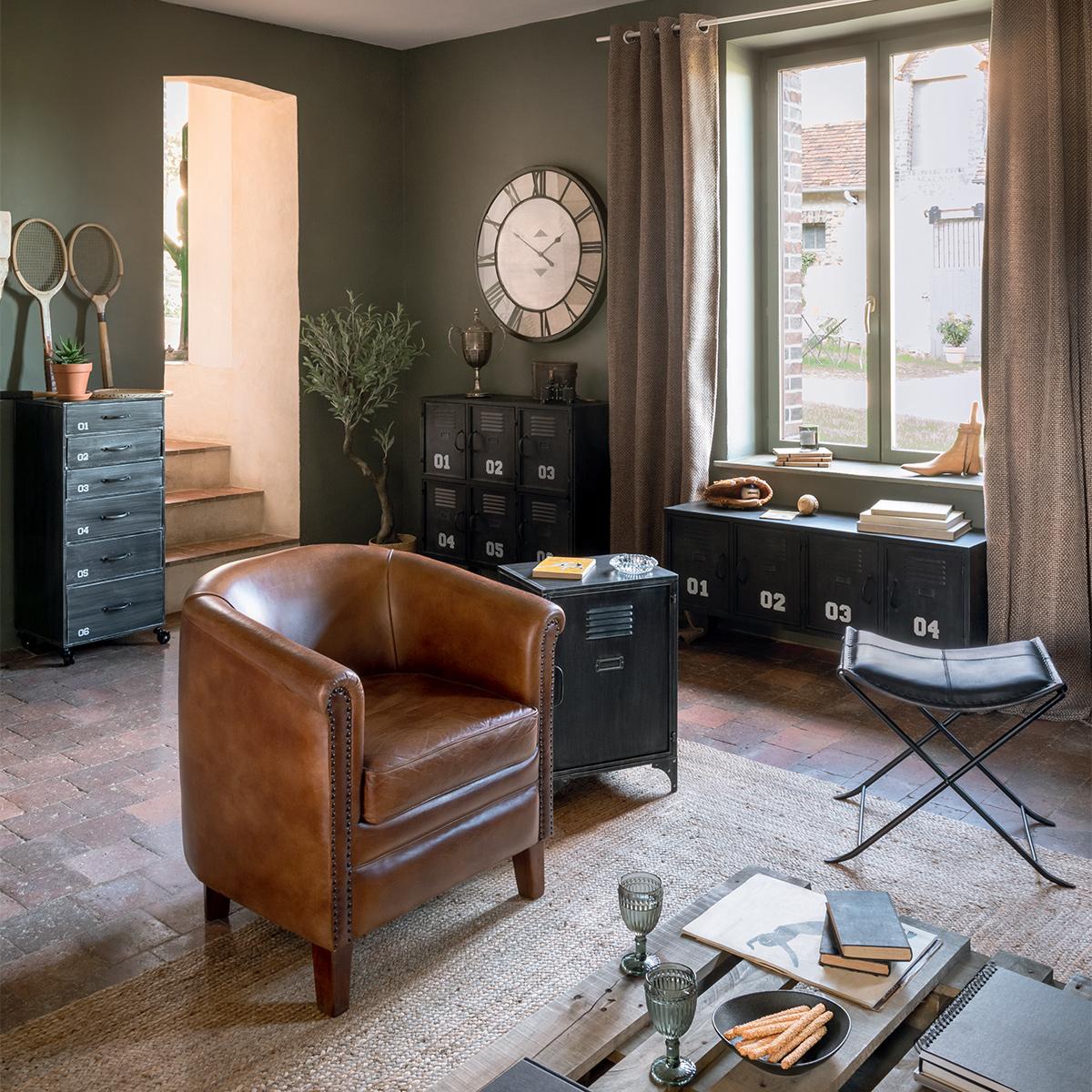 Comodă Atmosphera Sevin, 90x89 cm, Gri închis