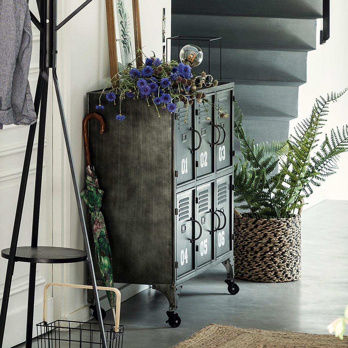 Comodă Atmosphera Sevin, 90x89 cm, Gri închis