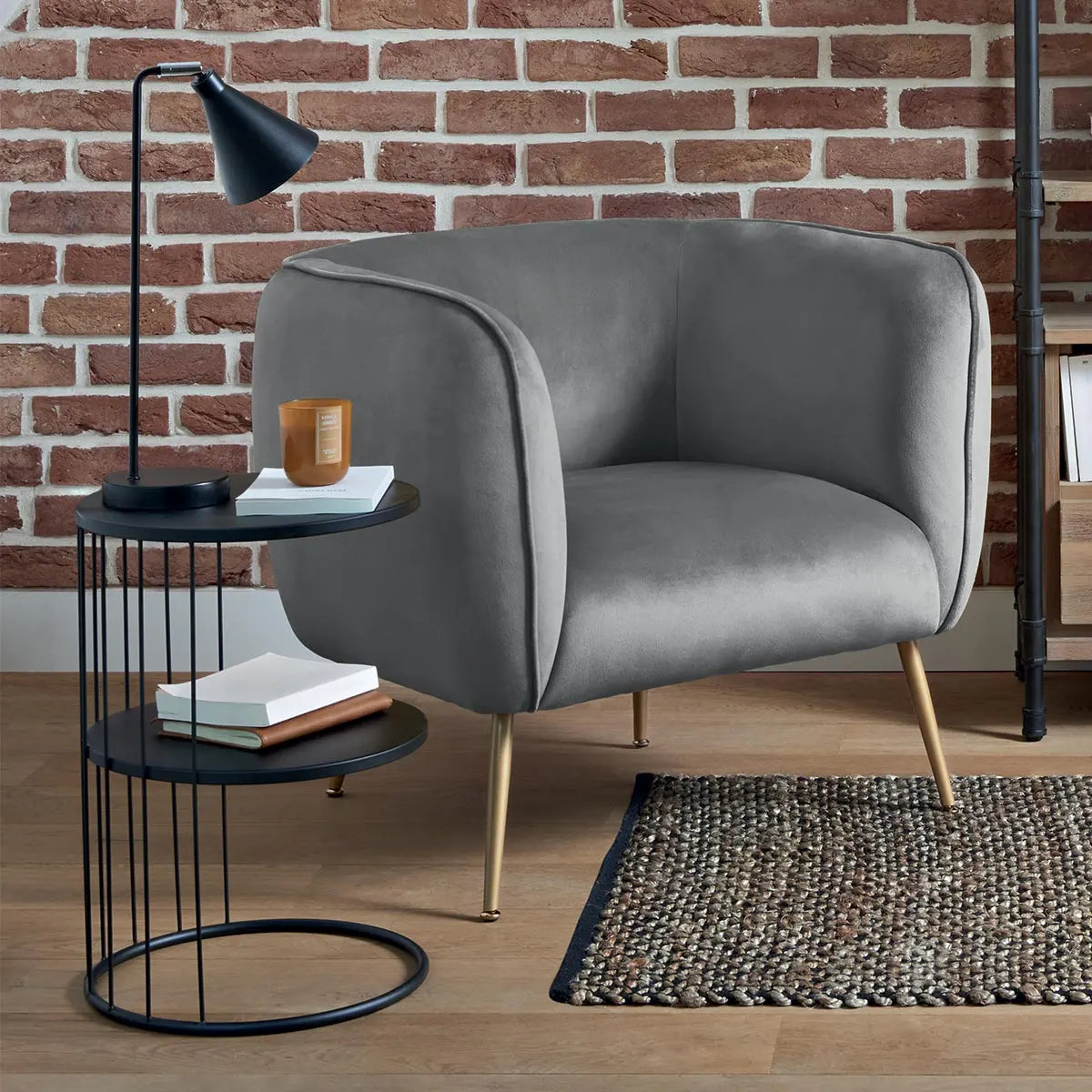 Masă laterală Atmosphera Kobu, Metal