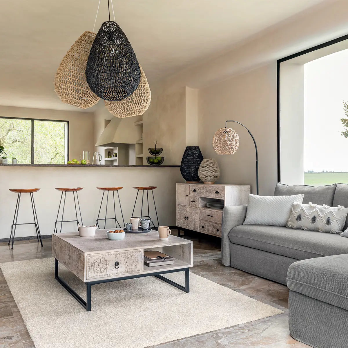 Scaun de bar Atmosphera Sumar, Lemn