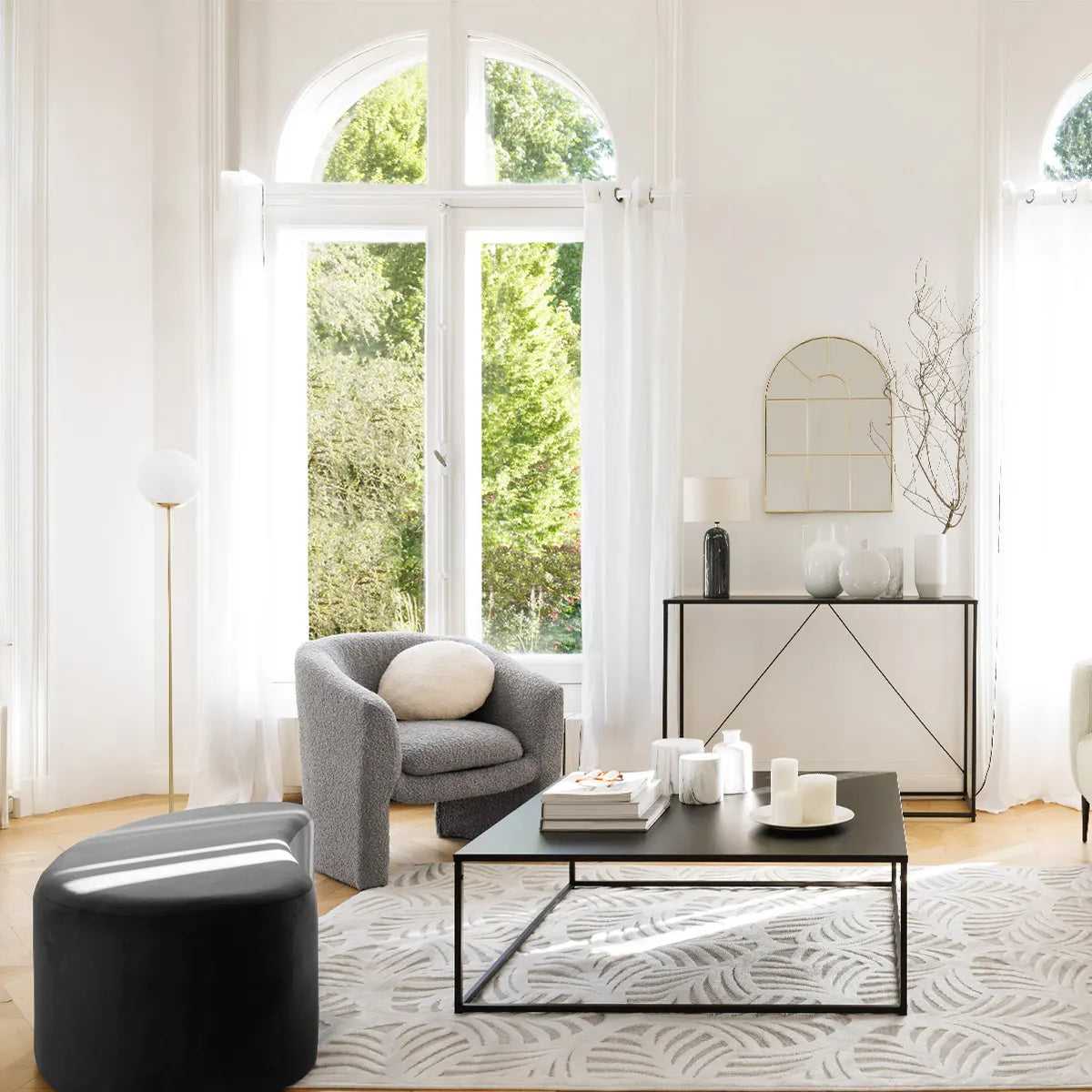 Lampion atmosphere Dris, Metal, Auriu, 135 cm