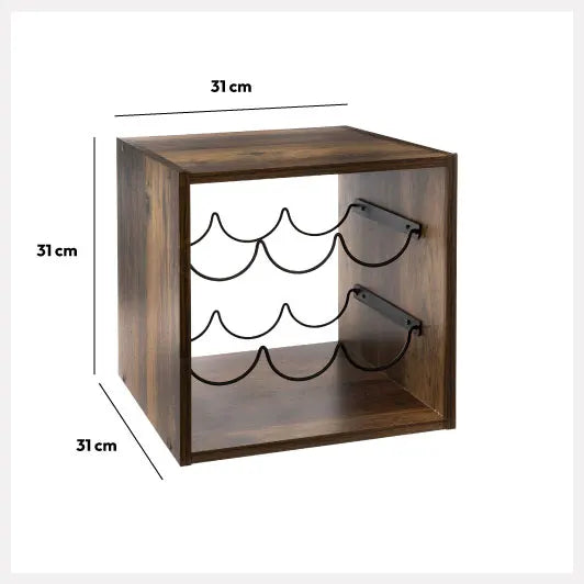 Suport vin 5five Mix & Modul Industrial, 31x31 cm