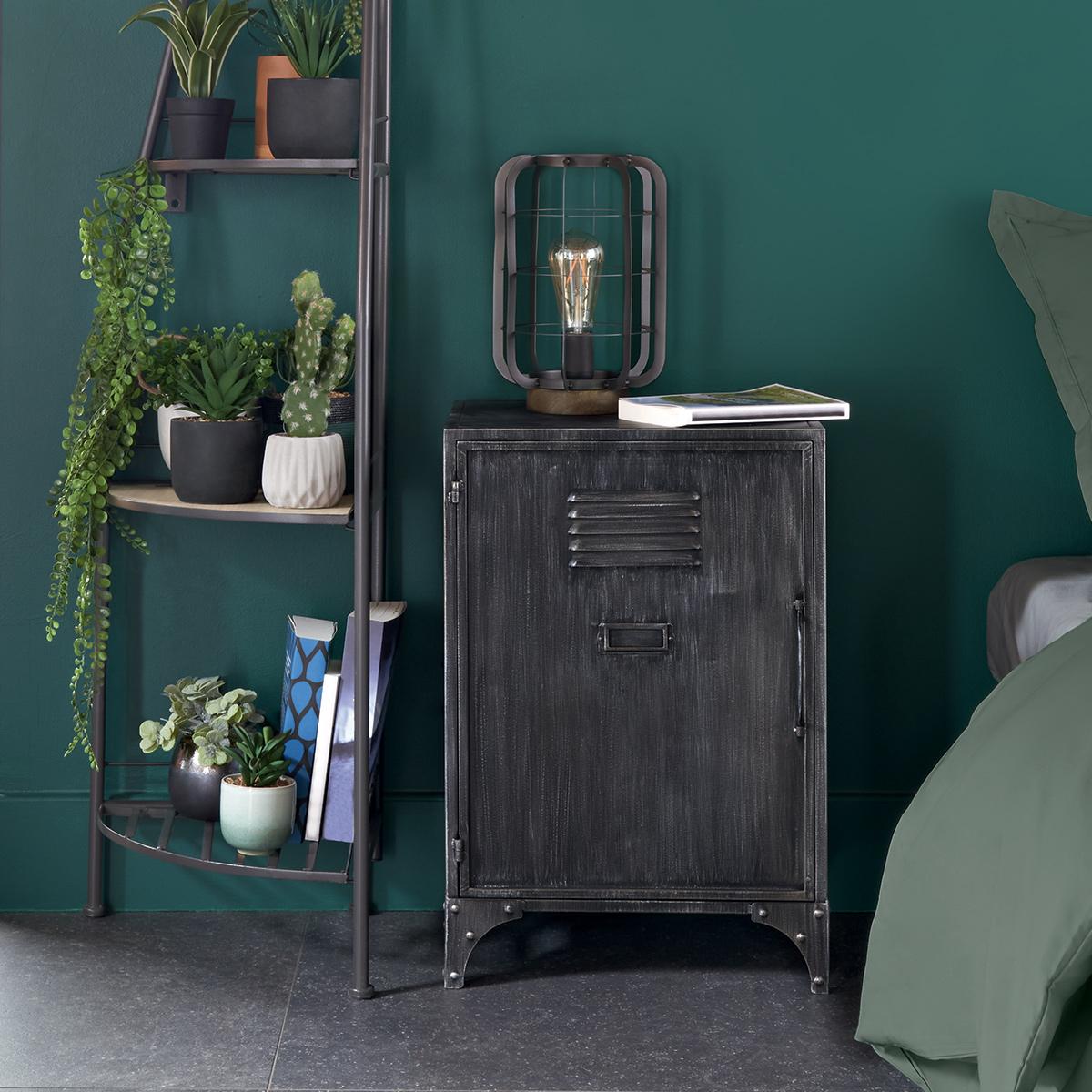 Noptieră Atmosphera Sevin, 58 cm, Gri închis