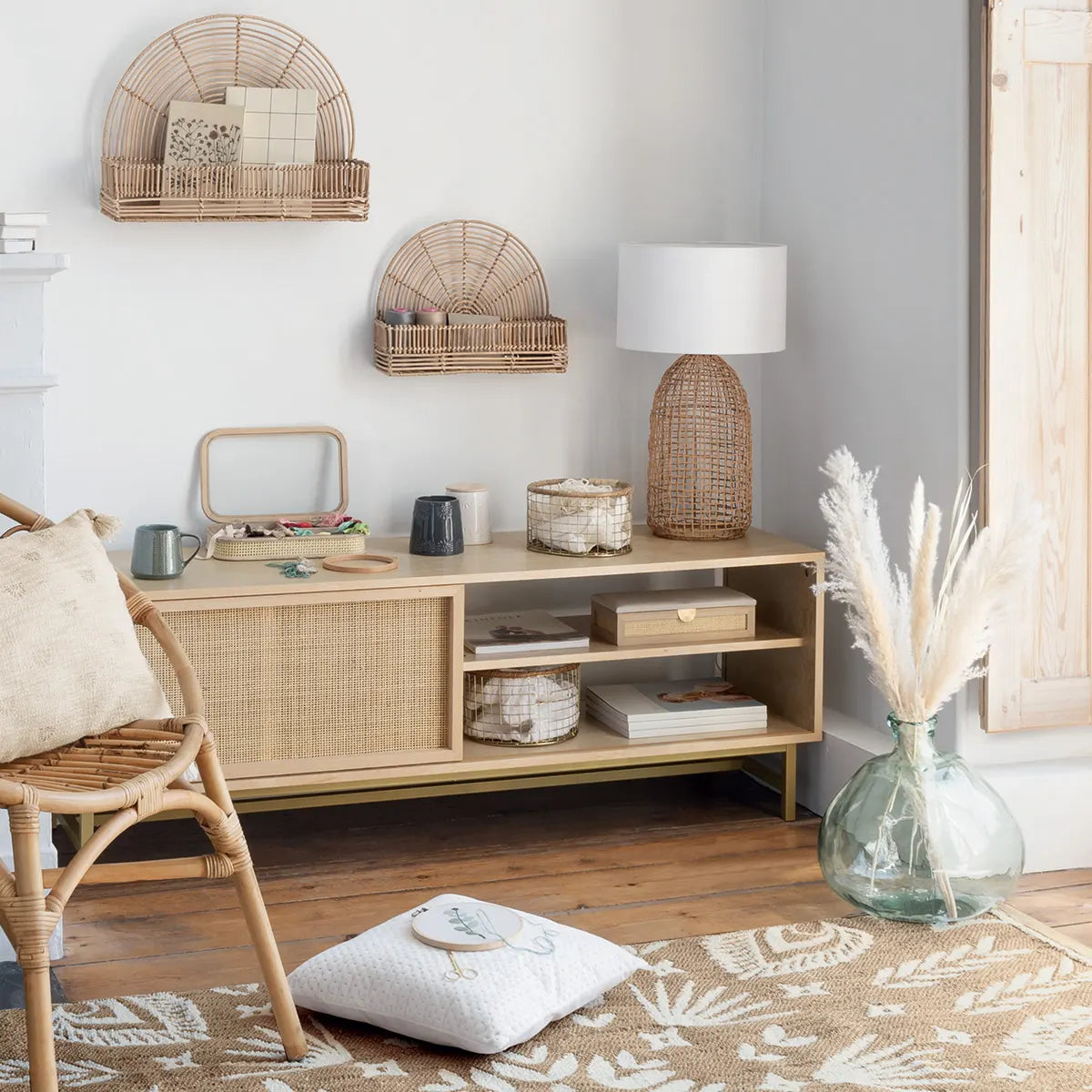 Dulap TV atmosfera Rayo, 140x40x50 cm, MDF