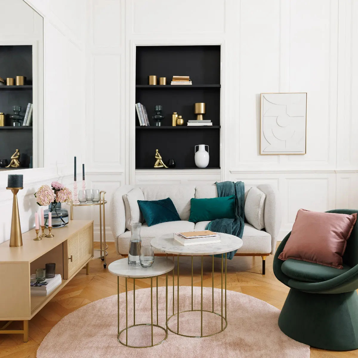 Dulap TV atmosfera Rayo, 140x40x50 cm, MDF