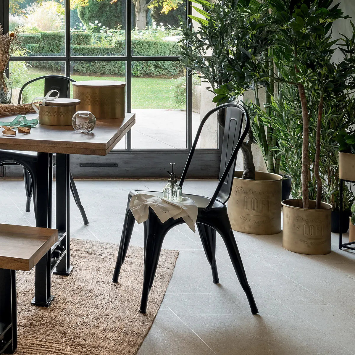 Scaun de sufragerie Atmosphere Niko, Metal