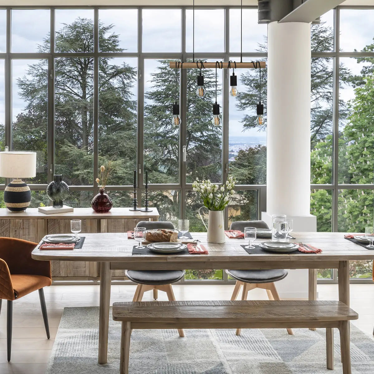 Scaun de sufragerie Atmosphera Baya, Velur