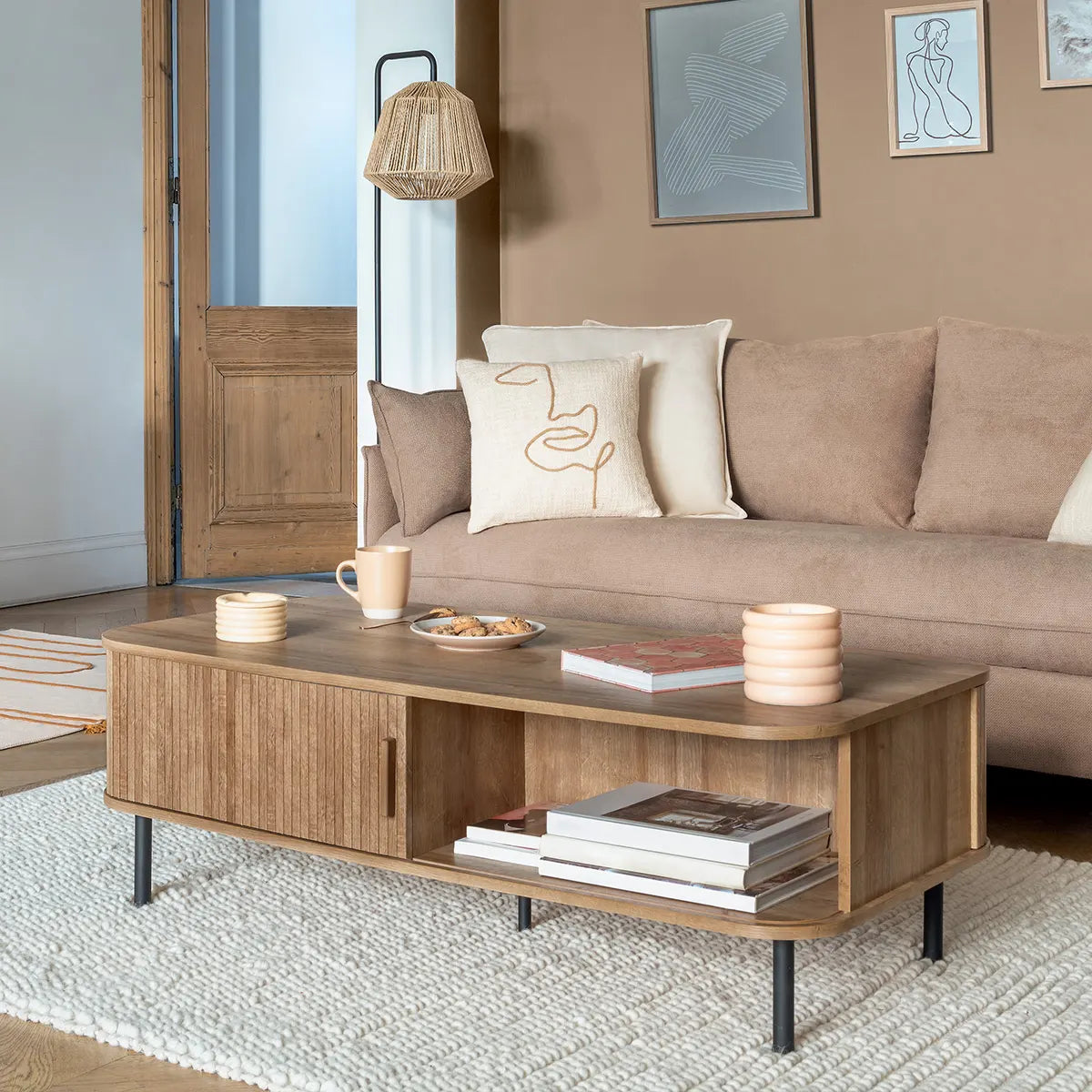 Masă de cafea Atmosphera Colva, 120x60 cm, MDF