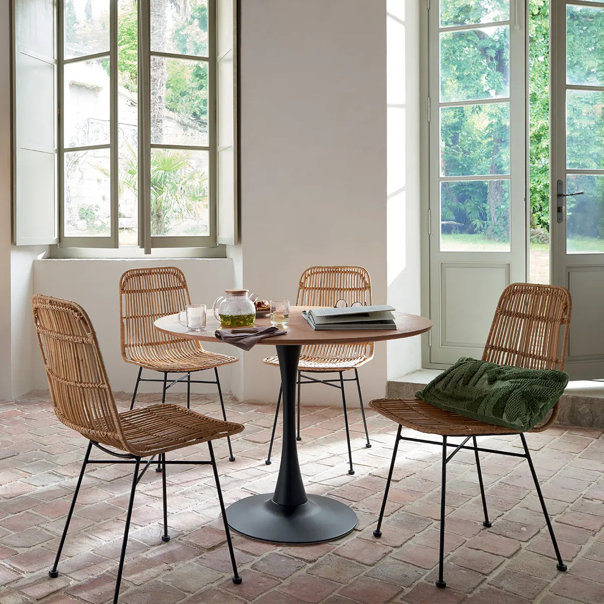 Masă de dining Atmosphera Elias, MDF, 100x76 cm