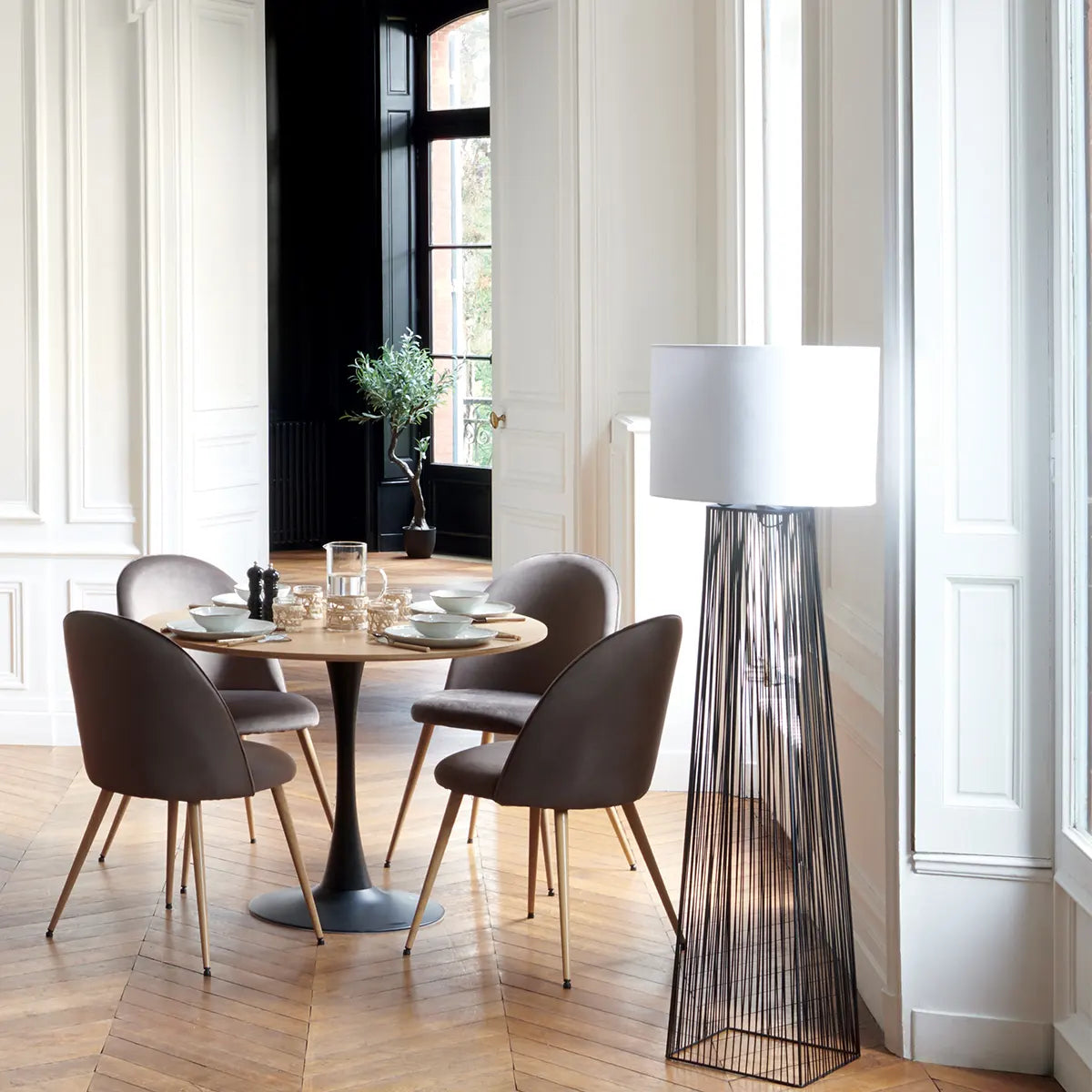 Masă de dining Atmosphera Elias, MDF, 100x76 cm