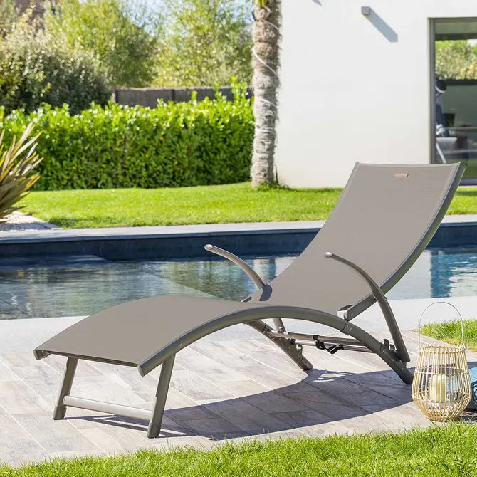 Сгъваем шезлонг Hesperide Samba, Алуминий