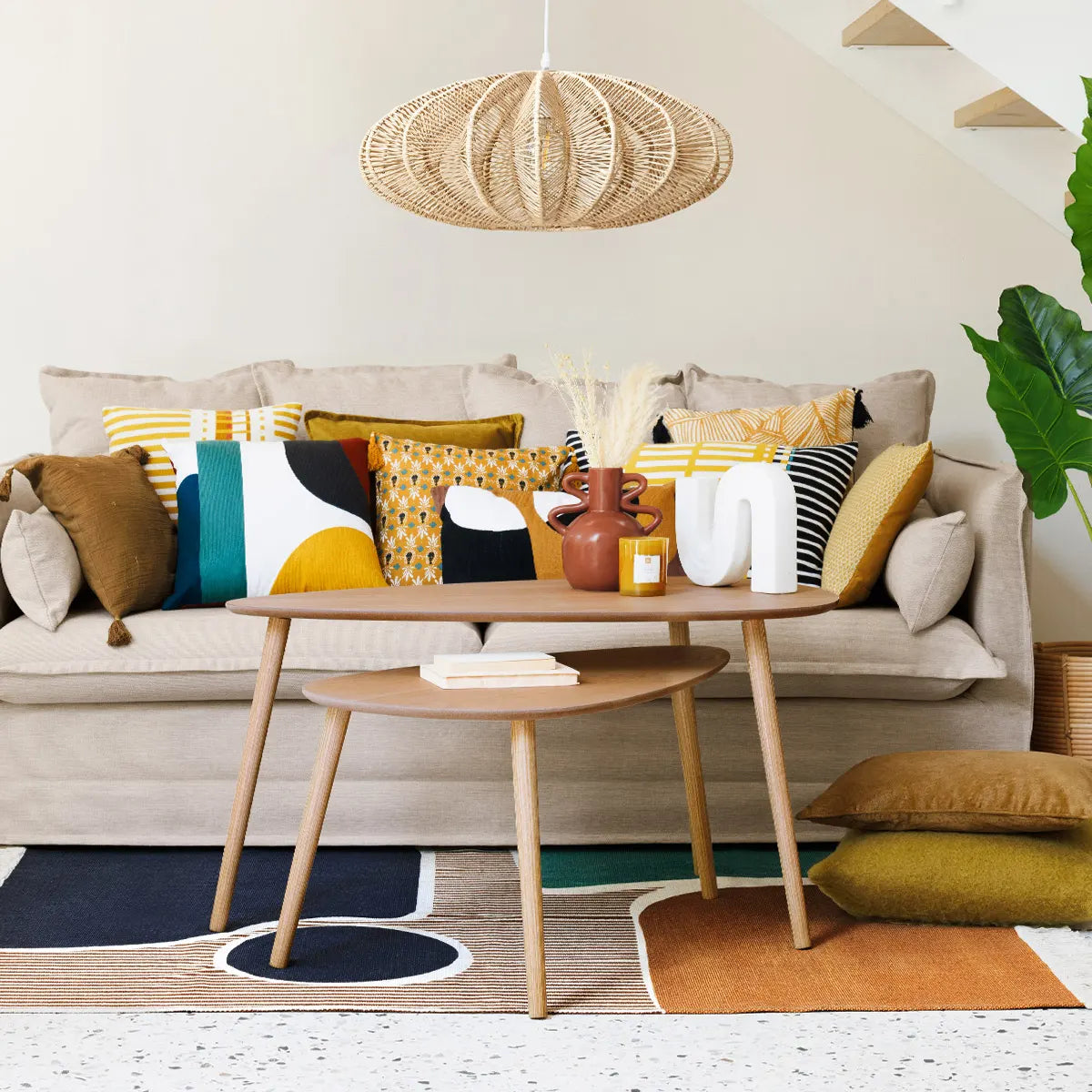 Pernă decorativă Atmosphera Hary, 30x50 cm, Broderie