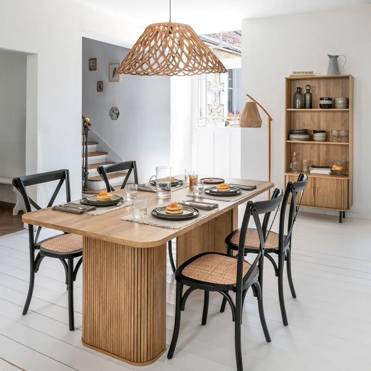 Masă de dining Colva, 185x90 cm, MDF