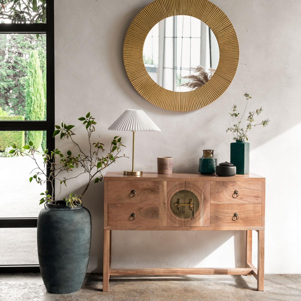 Masă consolă Atmosphere Jiling, 112 x 40 cm, salcâm