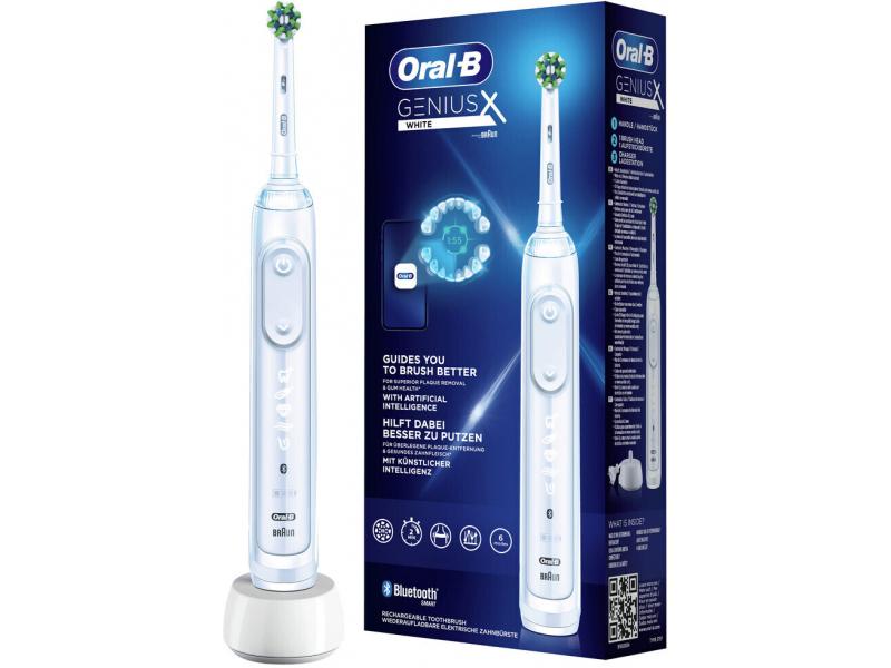 Periuță de dinți electrică Oral-B Genius X 396901, Albă
