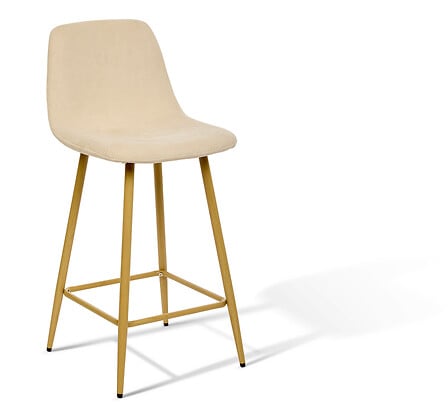 Scaun de bar Atmosphera Roka, bej, 65 cm