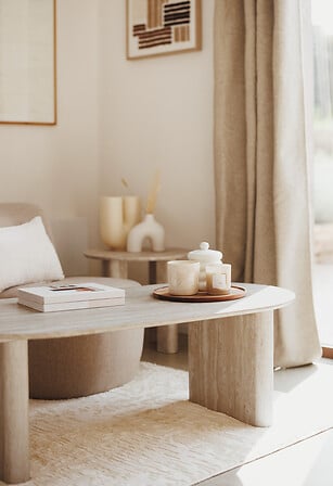 Masă de cafea atmosferă Anaya, 120x60x40 cm