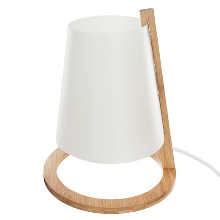 Lampă de noapte Atmosphere Pita, 27 cm, bambus