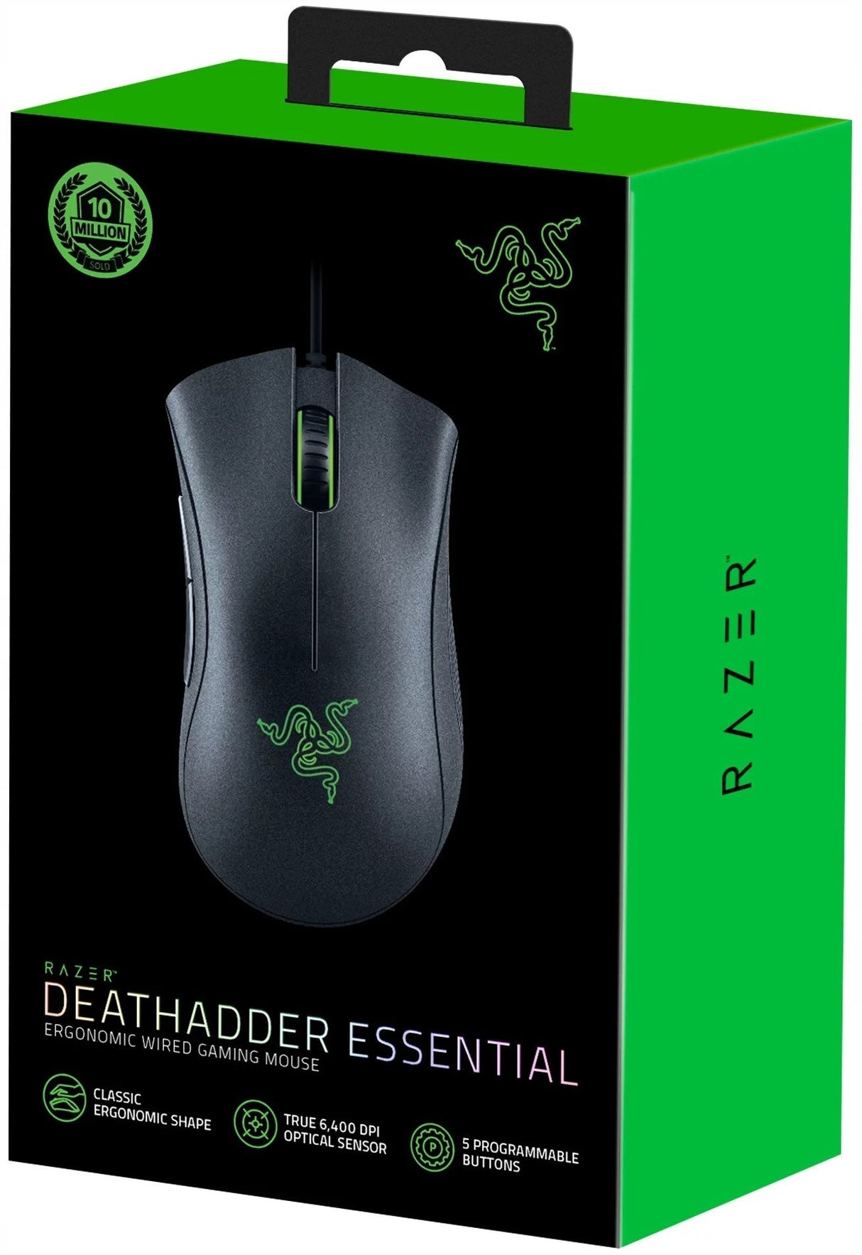Mouse de gaming Razer DeathAdder Essential 2021, Negru