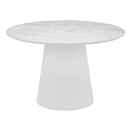 Masă de dining Atmosphera Taquari, Alb, 120 cm