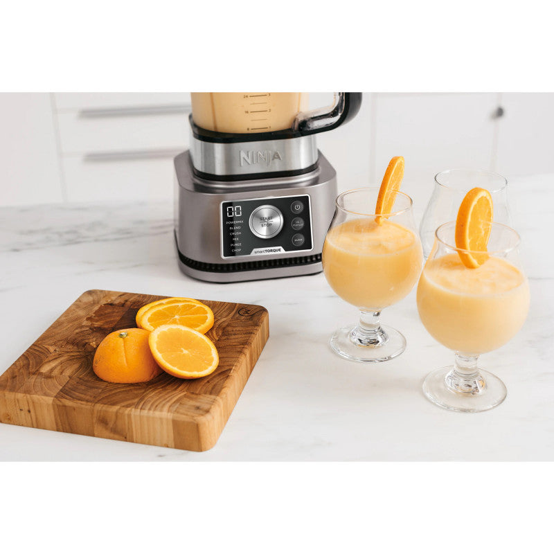 Blender Ninja CB350EU Foodi Power Nutri 3 în 1 cu Smart Torque, 1200 W, Negru/Argintiu