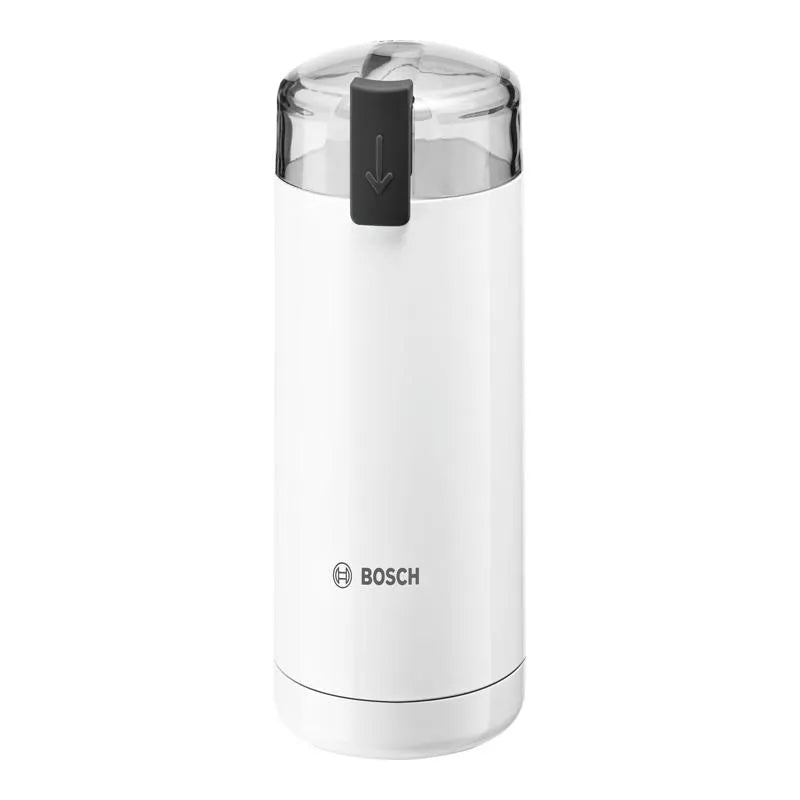 Râșniță de cafea Bosch TSM6A011W, 180 W, 75 g, Lame din oțel inoxidabil, Alb
