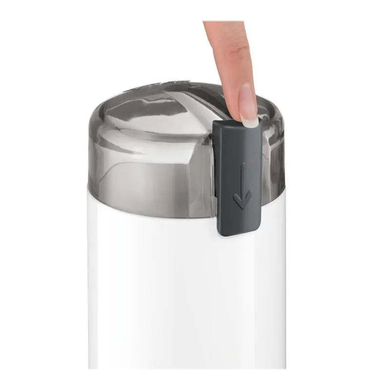 Râșniță de cafea Bosch TSM6A011W, 180 W, 75 g, Lame din oțel inoxidabil, Alb