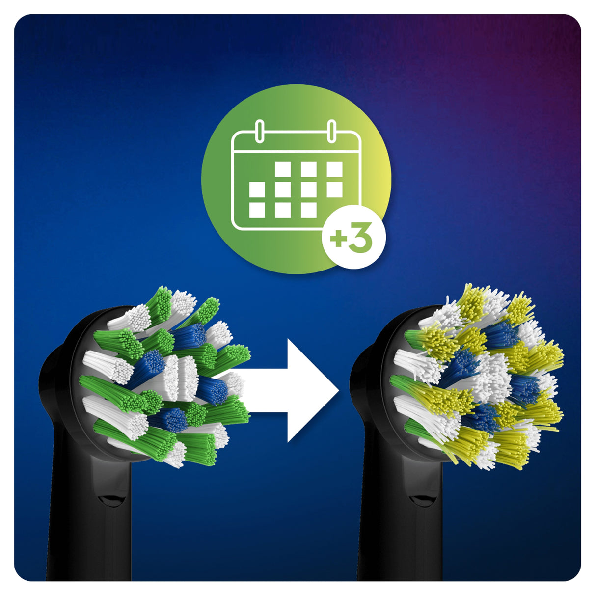 Cap de periuță de dinți electrică Oral-B Cross Action, 4 buc.