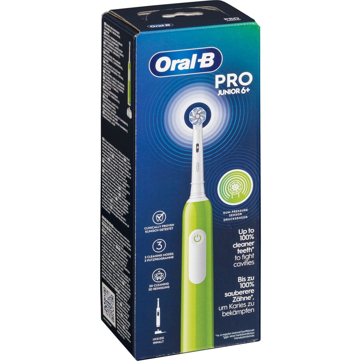 Periuță de dinți electrică Oral-B Pro Junior 743027, Multicoloră