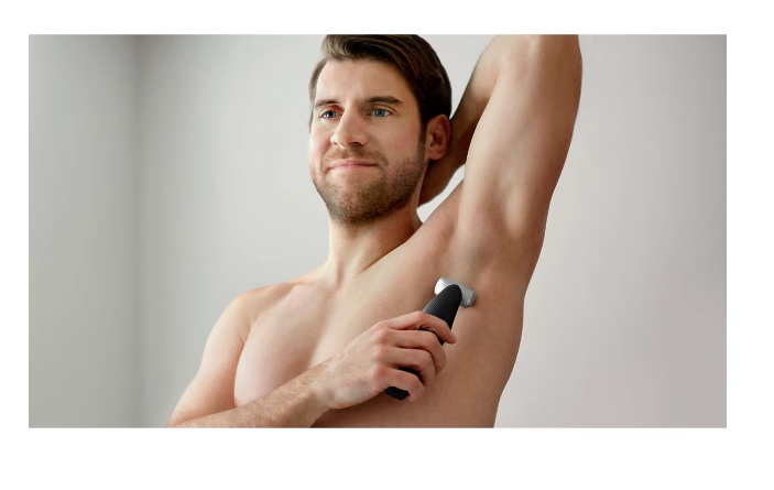 Aparat de tuns corporal Philips BG5020/15, Durată de viață a bateriei de până la 60 de minute, Încărcare 1 oră, Accesoriu pentru spate