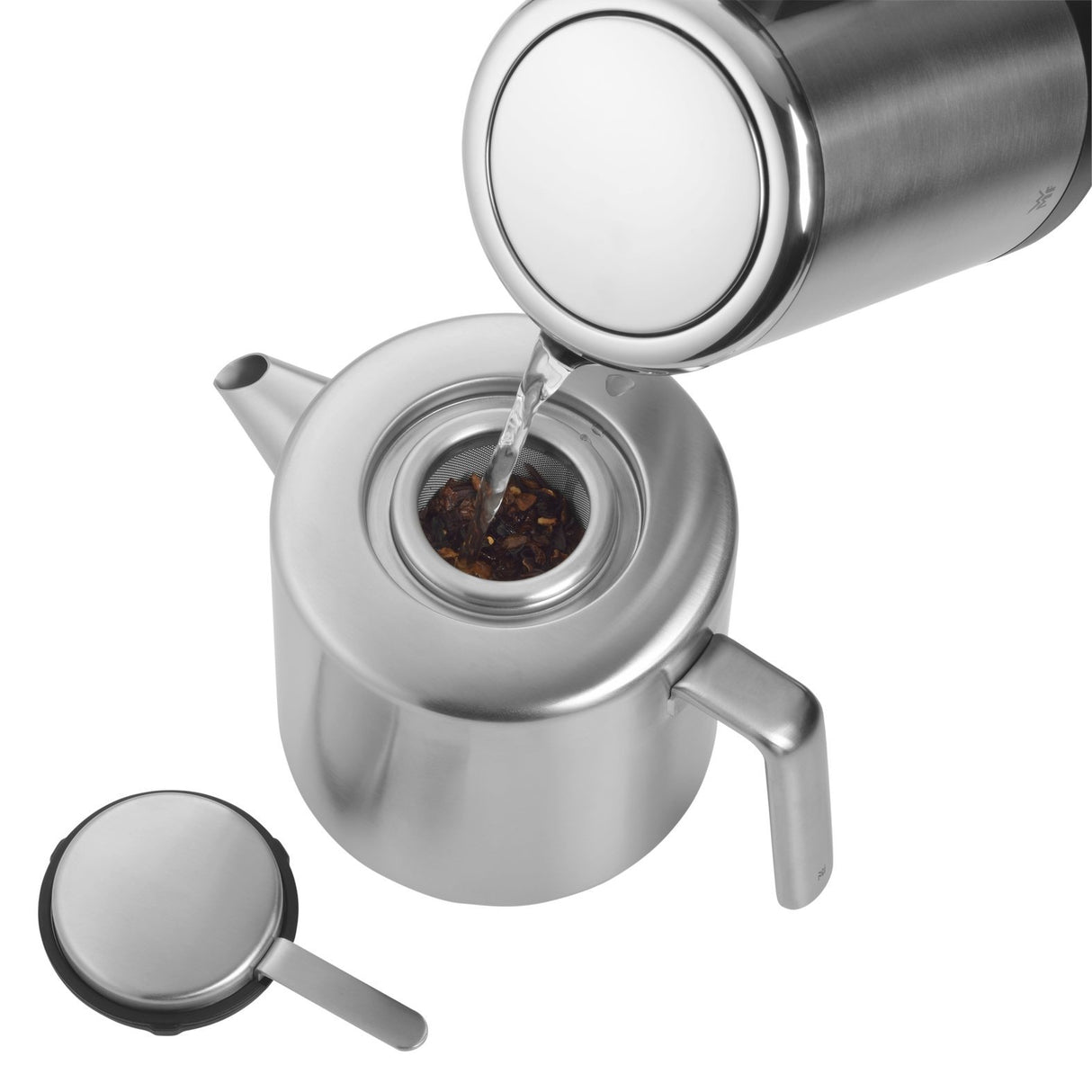 Fierbător cu infuzor și cană WMF Kult, inox, 1,2 l