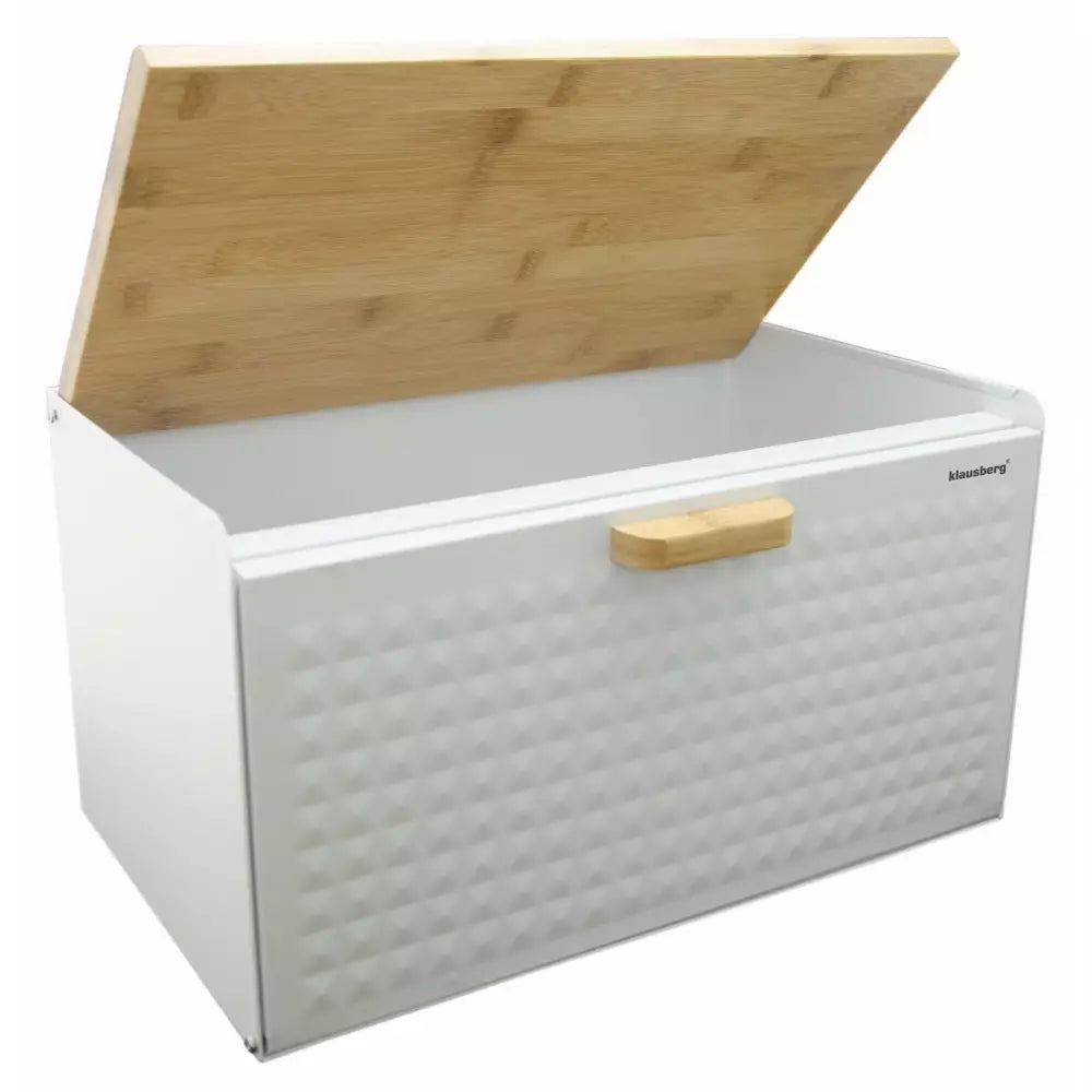 Cutie de pâine Klausberg, cu două fețe, din bambus, 36x24x21 cm