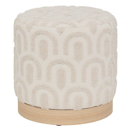 Pouf atmosferă Copas, Bej, Ø38 cm