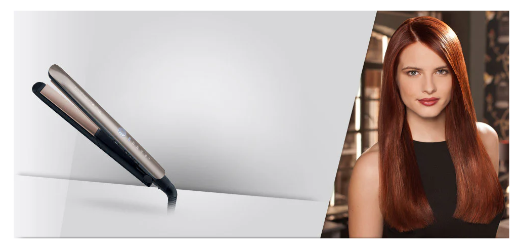 Placă de îndreptat părul Remington Keratin Therapy Pro S8590, 230 de grade, aurie