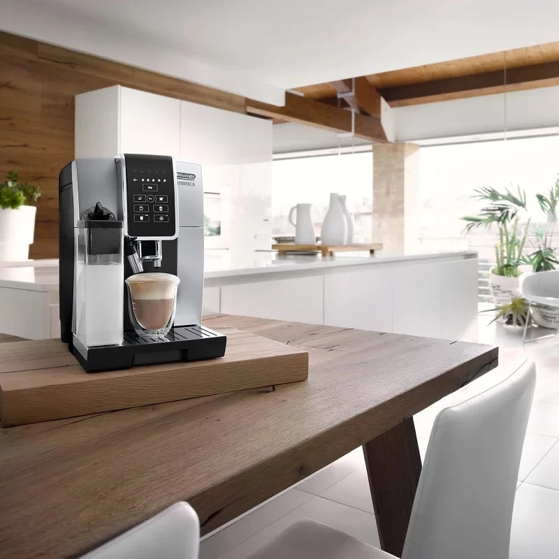 Espressor DeLonghi Dinamica ECAM 350.50.SB 1450 W, 15 bar, 300 g 1,8 L, Argintiu