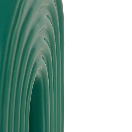 Arc decorativ Atmosphera Flow, Ceramică, Verde, 18 cm