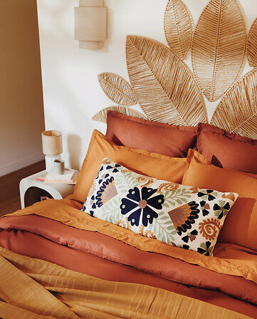 Pernă decorativă Atmosphera Hary Romantic, 35x75 cm, Broderie