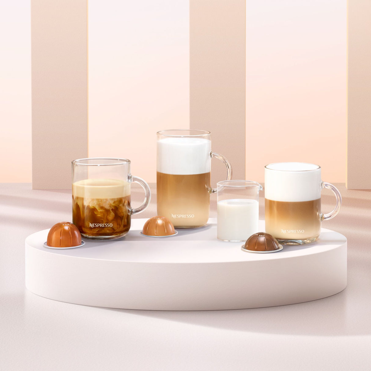 Aparat de cafea De'Longhi Nespresso Vertuo Pop ENV90.B, 1260W, 0,6 l, Negru