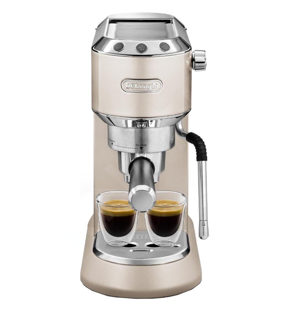 Aparat de cafea Delonghi Dedica Arte EC785BG, 1,1 L, 1300 W, 15 bar, Bej