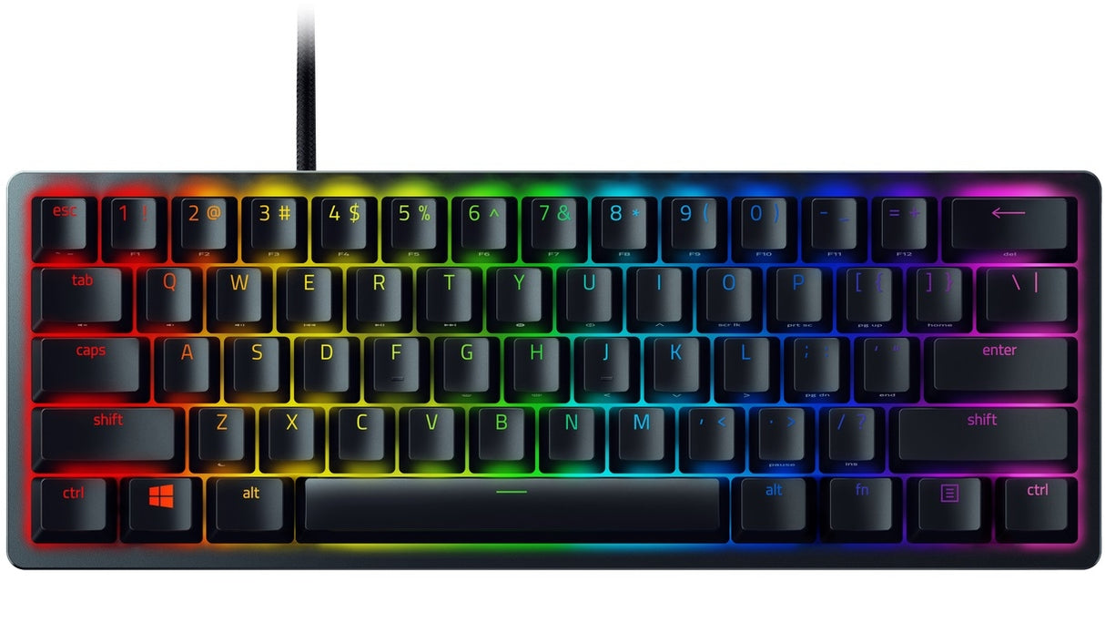 Tastatură de gaming Razer Huntsman Mini, switch-uri optice roșii, neagră