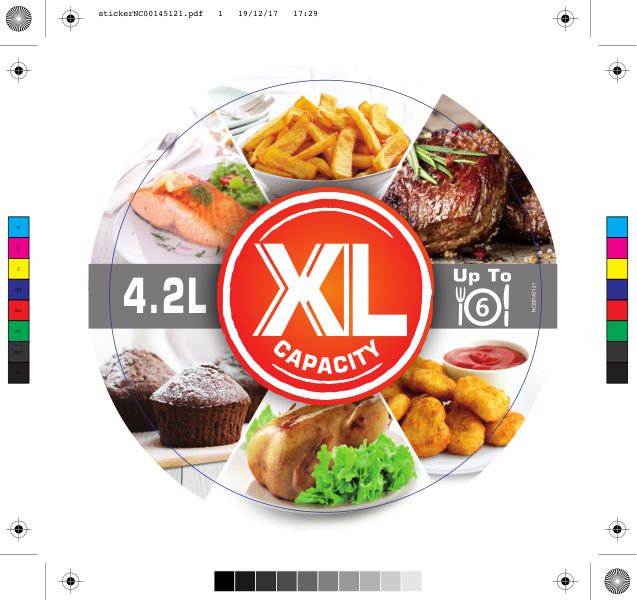 Friteuză Tefal Easy Fry Deluxe, EY401d, XL 1,2 kg, Negru/Gri