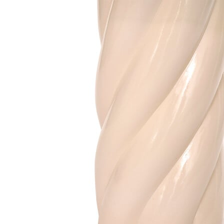 Masă de cafea Atmosphera Torsie, ivory, Ø50 cm