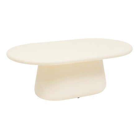 Masă de cafea Atmosphera Dumka, MDF, Ivory, 110x65 cm