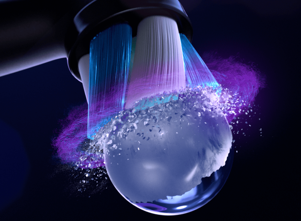 Cap de periuță de dinți electrică Oral-B Radiant White 416678, 2 buc.