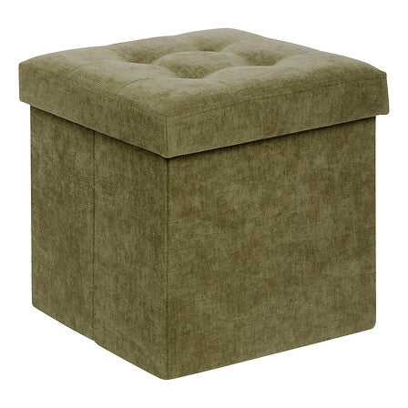 Pouf cu atmosfera de depozitare Lysandre, kaki